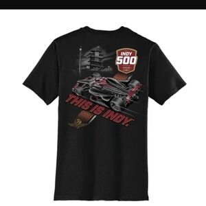 Indy 500 Kids Black Graphic Tee